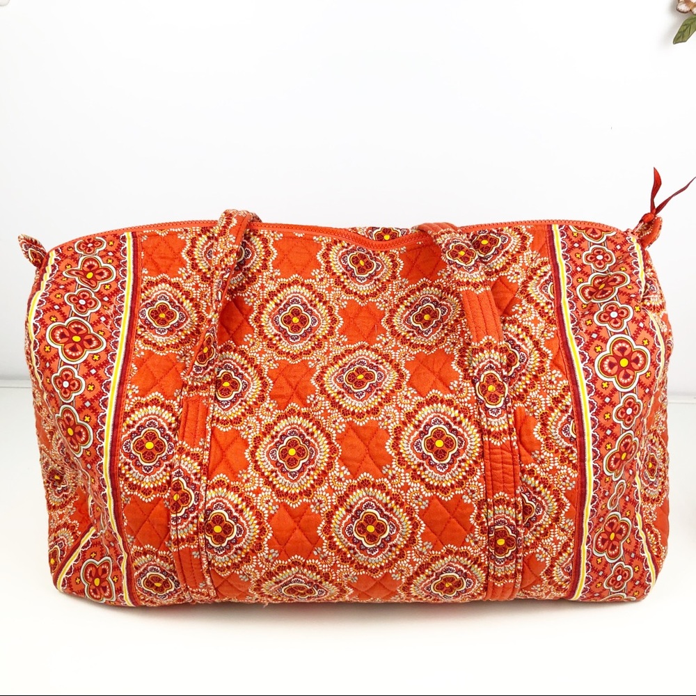 Vera Bradley Paprika Duffle Bag 2009 Retired